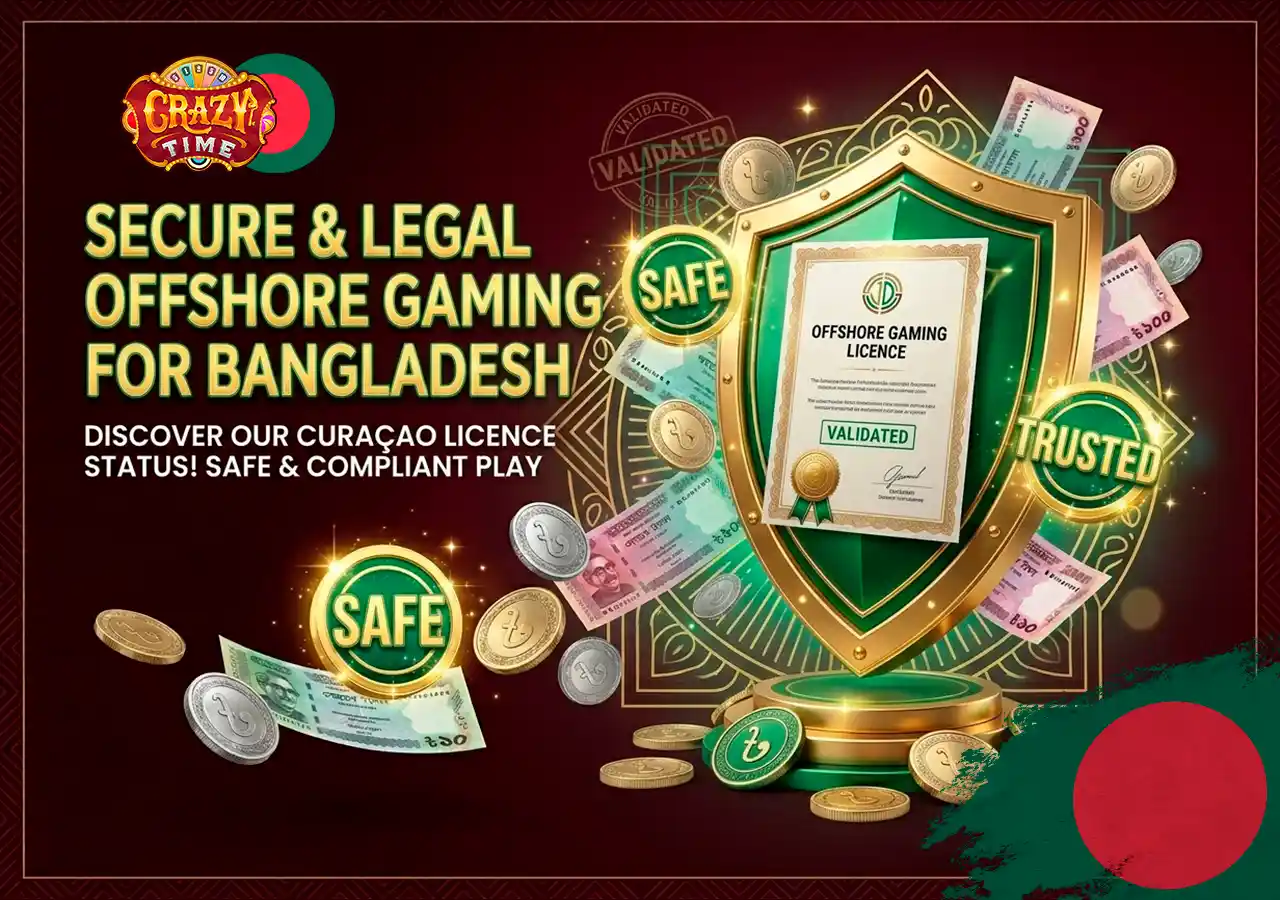 Curacao international licence shield ensuring safe online casino play in Bangladesh